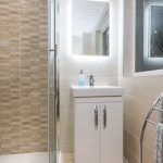 Feature shower tiles