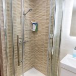 Feature shower tiles